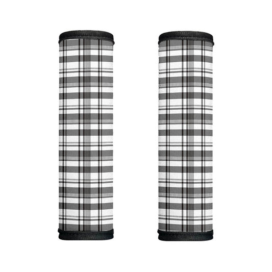 Black And White Madras Pattern Print Handle Covers
