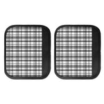 Black And White Madras Pattern Print Handle Covers