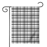Black And White Madras Pattern Print House Flag