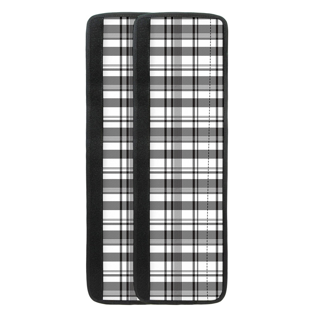 Black And White Madras Pattern Print Refrigerator Handle Covers