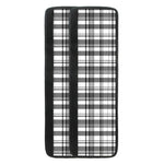 Black And White Madras Pattern Print Refrigerator Handle Covers