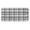 Black And White Madras Pattern Print Towel