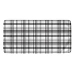 Black And White Madras Pattern Print Towel