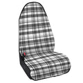 Black And White Madras Pattern Print Waterproof Car Seat Cover