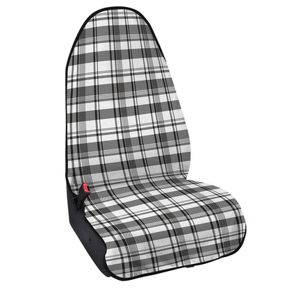 Black And White Madras Pattern Print Waterproof Car Seat Cover