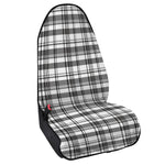 Black And White Madras Pattern Print Waterproof Car Seat Cover