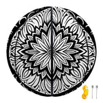Black And White Mandala Print Basketball