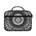 Black And White Mandala Print Briefcase Bible Bag