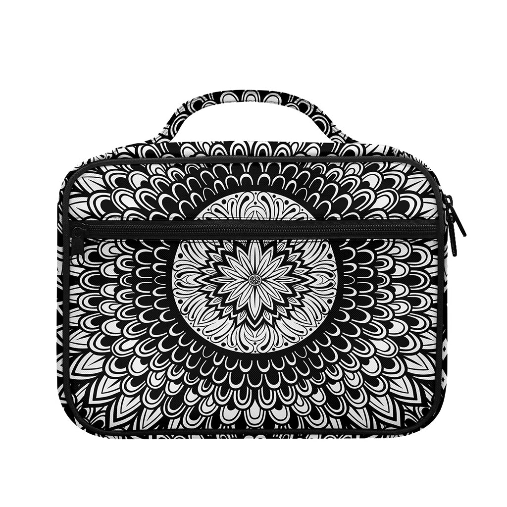 Black And White Mandala Print Briefcase Bible Bag