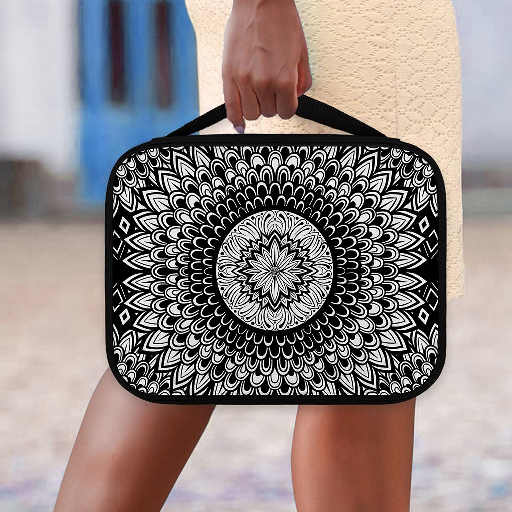 Black And White Mandala Print Classic Bible Case