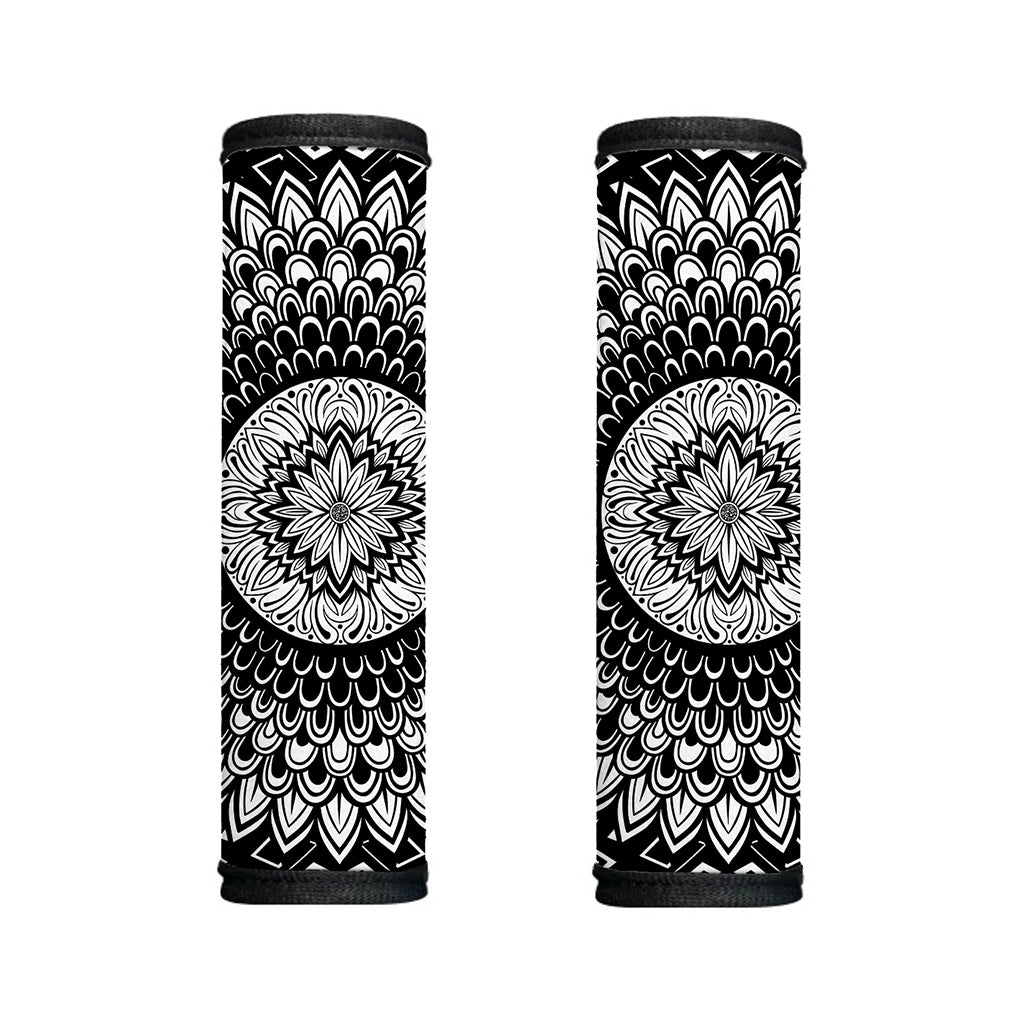 Black And White Mandala Print Handle Covers
