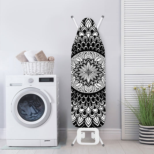 Black And White Mandala Print Ironing Board Cover