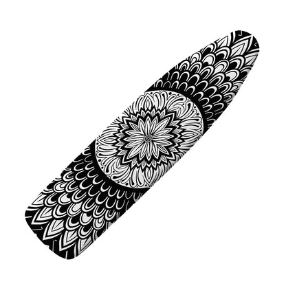 Black And White Mandala Print Ironing Board Cover