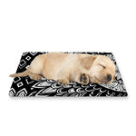 Black And White Mandala Print Pet Cooling Mat Cover