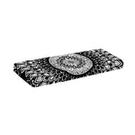 Black And White Mandala Print Piano Keyboard Cover