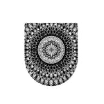 Black And White Mandala Print Toilet Lid Cover