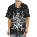 Black And White Mantis Spirit Print Aloha Shirt