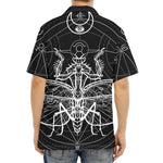 Black And White Mantis Spirit Print Aloha Shirt