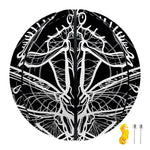 Black And White Mantis Spirit Print Basketball