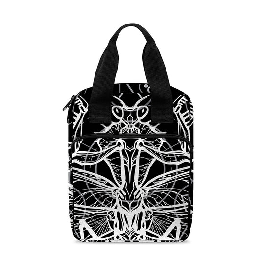 Black And White Mantis Spirit Print Bible Tote Bag