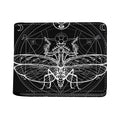 Black And White Mantis Spirit Print Bifold Wallet