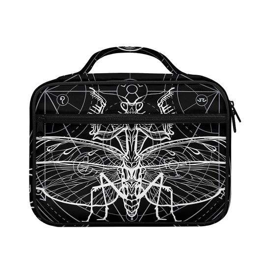 Black And White Mantis Spirit Print Briefcase Bible Bag
