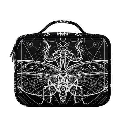 Black And White Mantis Spirit Print Briefcase Bible Bag