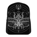 Black And White Mantis Spirit Print Casual Backpack