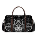 Black And White Mantis Spirit Print Duffel Bag