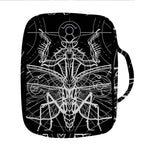 Black And White Mantis Spirit Print Front Pocket Bible Bag
