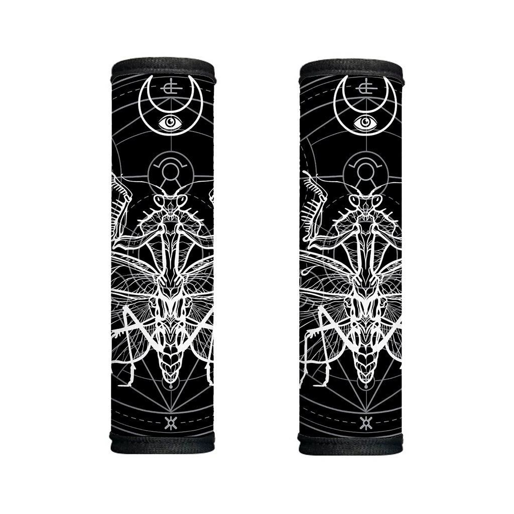 Black And White Mantis Spirit Print Handle Covers