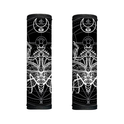Black And White Mantis Spirit Print Handle Covers