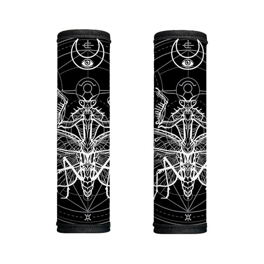 Black And White Mantis Spirit Print Handle Covers