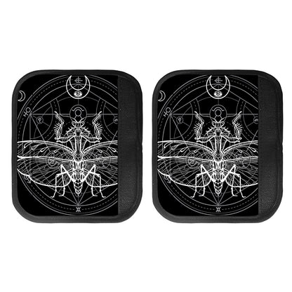Black And White Mantis Spirit Print Handle Covers