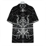 Black And White Mantis Spirit Print Hawaiian Shirt