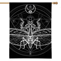 Black And White Mantis Spirit Print House Flag