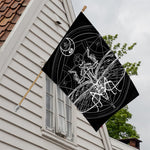 Black And White Mantis Spirit Print House Flag