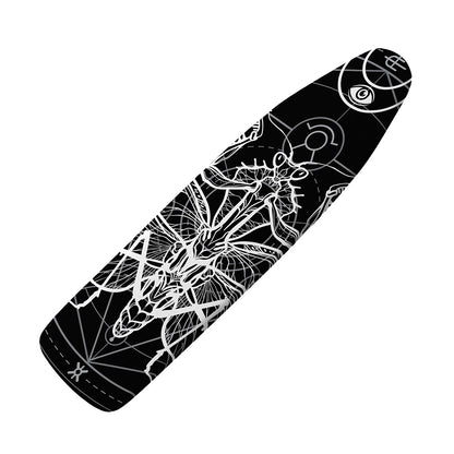 Black And White Mantis Spirit Print Ironing Board Cover