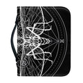 Black And White Mantis Spirit Print Leather Bible Cover