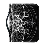 Black And White Mantis Spirit Print Leather Bible Cover