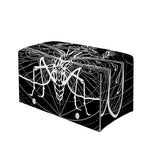 Black And White Mantis Spirit Print Leather Tissue Box Cover
