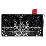 Black And White Mantis Spirit Print Mailbox Cover