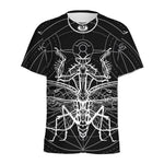 Black And White Mantis Spirit Print Men's Sports T-Shirt