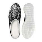 Black And White Mantis Spirit Print Mesh Casual Shoes
