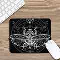Black And White Mantis Spirit Print Mouse Pad