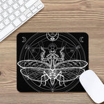 Black And White Mantis Spirit Print Mouse Pad