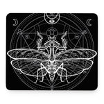 Black And White Mantis Spirit Print Mouse Pad