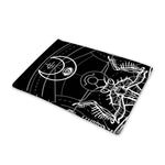 Black And White Mantis Spirit Print Pet Cooling Mat Cover