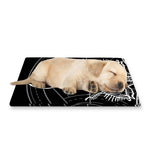 Black And White Mantis Spirit Print Pet Cooling Mat Cover