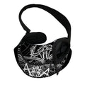 Black And White Mantis Spirit Print Pet Sling Carrier
